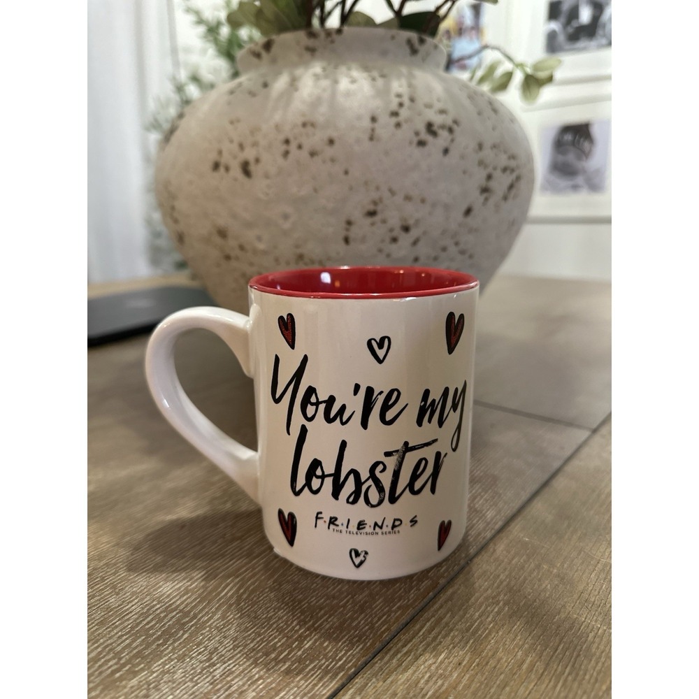 Friends TV Show "You Are My Lobster" Episode Ceramic Speckled Coffee Mug Tea Cup